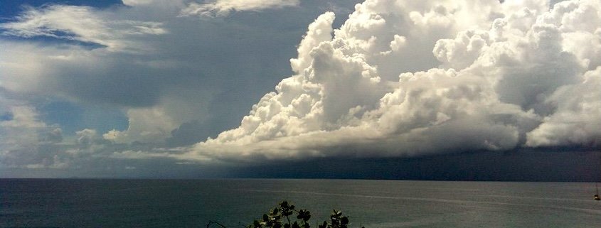 Rain clouds approaching Maio Rain clouds approaching Maio
